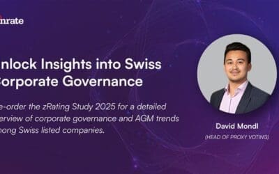 Swiss Corporate Governance Trends 2025: Insights from Inrate’s zRating Study